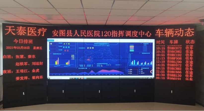吉林安图县人民医院（区域急诊急救信息化平台）